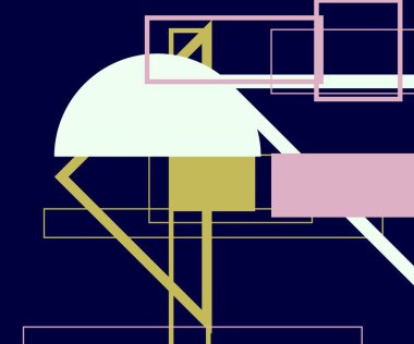 Modern teknoloji işi soyut üçgenler ve kare basit kapak tasarımı. Sunum için kapak tasarımı şablonu, broşür, katalog, poster, kitap, dergiler.