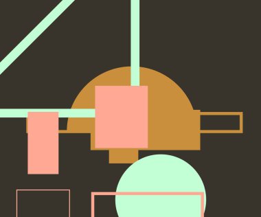 Modern teknoloji işi soyut üçgenler ve kare basit kapak tasarımı. Sunum için kapak tasarımı şablonu, broşür, katalog, poster, kitap, dergiler.