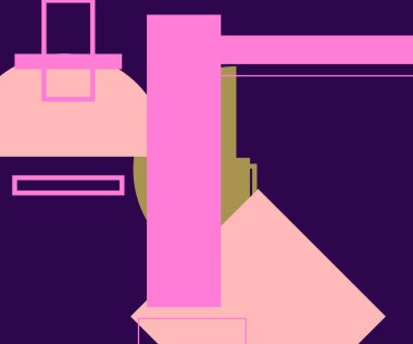 Modern teknoloji işi soyut üçgenler ve kare basit kapak tasarımı. Sunum için kapak tasarımı şablonu, broşür, katalog, poster, kitap, dergiler.