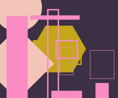 Modern teknoloji işi soyut üçgenler ve kare basit kapak tasarımı. Sunum için kapak tasarımı şablonu, broşür, katalog, poster, kitap, dergiler.