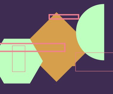 Modern teknoloji işi soyut üçgenler ve kare basit kapak tasarımı. Sunum için kapak tasarımı şablonu, broşür, katalog, poster, kitap, dergiler.