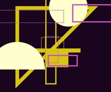 Modern teknoloji işi soyut üçgenler ve kare basit kapak tasarımı. Sunum için kapak tasarımı şablonu, broşür, katalog, poster, kitap, dergiler.