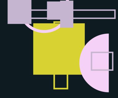 Modern teknoloji işi soyut üçgenler ve kare basit kapak tasarımı. Sunum için kapak tasarımı şablonu, broşür, katalog, poster, kitap, dergiler.