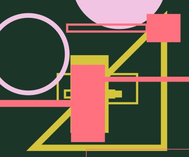 Modern teknoloji işi soyut üçgenler ve kare basit kapak tasarımı. Sunum için kapak tasarımı şablonu, broşür, katalog, poster, kitap, dergiler.