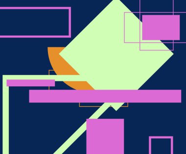 Modern teknoloji işi soyut üçgenler ve kare basit kapak tasarımı. Sunum için kapak tasarımı şablonu, broşür, katalog, poster, kitap, dergiler.