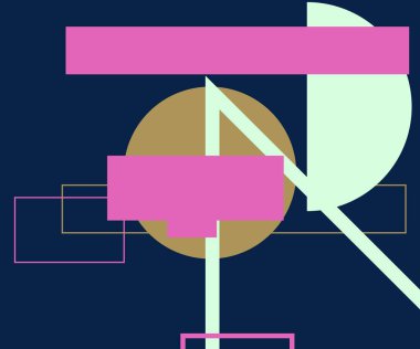 Modern teknoloji işi soyut üçgenler ve kare basit kapak tasarımı. Sunum için kapak tasarımı şablonu, broşür, katalog, poster, kitap, dergiler.