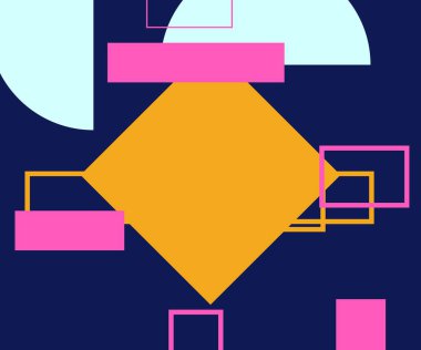 Modern teknoloji işi soyut üçgenler ve kare basit kapak tasarımı. Sunum için kapak tasarımı şablonu, broşür, katalog, poster, kitap, dergiler.