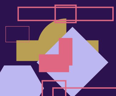 Modern teknoloji işi soyut üçgenler ve kare basit kapak tasarımı. Sunum için kapak tasarımı şablonu, broşür, katalog, poster, kitap, dergiler.