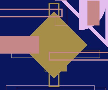 Modern teknoloji işi soyut üçgenler ve kare basit kapak tasarımı. Sunum için kapak tasarımı şablonu, broşür, katalog, poster, kitap, dergiler.