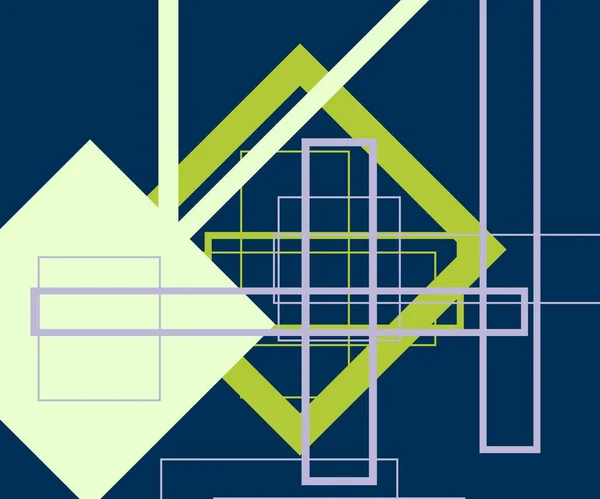 Сучасні Технології Бізнесу Абстрактні Трикутники Квадратний Простий Дизайн Обкладинки Шаблон — стокове фото