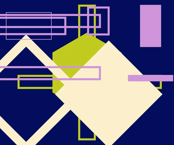 Современные Технологии Бизнес Абстрактные Треугольники Квадратный Простой Дизайн Обложки Шаблон — стоковое фото