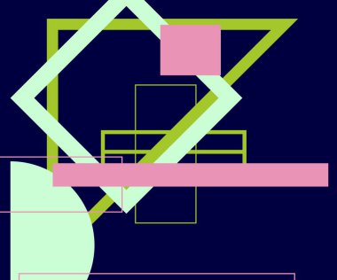 Modern teknoloji işi soyut üçgenler ve kare basit kapak tasarımı. Sunum için kapak tasarımı şablonu, broşür, katalog, poster, kitap, dergiler.