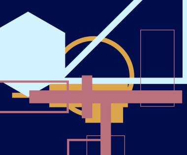 Modern teknoloji işi soyut üçgenler ve kare basit kapak tasarımı. Sunum için kapak tasarımı şablonu, broşür, katalog, poster, kitap, dergiler.