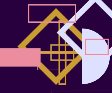 Modern teknoloji işi soyut üçgenler ve kare basit kapak tasarımı. Sunum için kapak tasarımı şablonu, broşür, katalog, poster, kitap, dergiler.