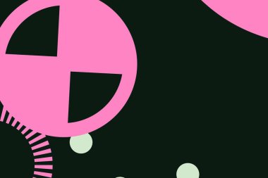 Renkli daire şekilleri. Sunum için kapak tasarımı şablonu, broşür, katalog, poster, kitap, dergiler.