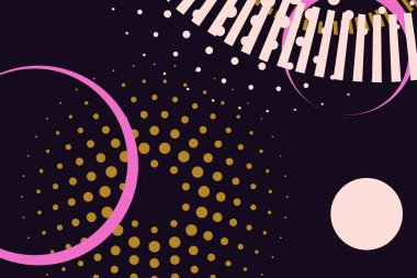 Renkli daire şekilleri. Sunum için kapak tasarımı şablonu, broşür, katalog, poster, kitap, dergiler.