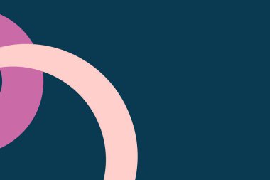 Renkli daire şekilleri. Sunum için kapak tasarımı şablonu, broşür, katalog, poster, kitap, dergiler.