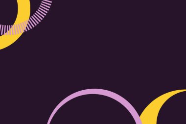 Renkli daire şekilleri. Sunum için kapak tasarımı şablonu, broşür, katalog, poster, kitap, dergiler.