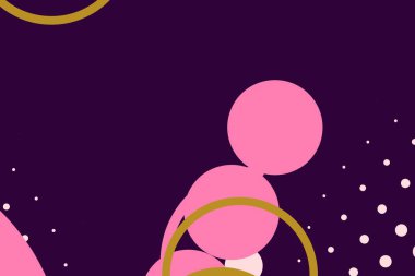 Renkli daire şekilleri. Sunum için kapak tasarımı şablonu, broşür, katalog, poster, kitap, dergiler.