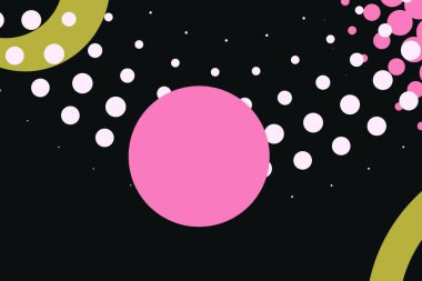 Renkli daire şekilleri. Sunum için kapak tasarımı şablonu, broşür, katalog, poster, kitap, dergiler.