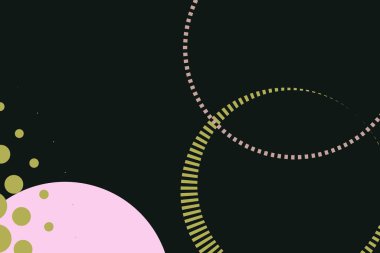 Renkli daire şekilleri. Sunum için kapak tasarımı şablonu, broşür, katalog, poster, kitap, dergiler.