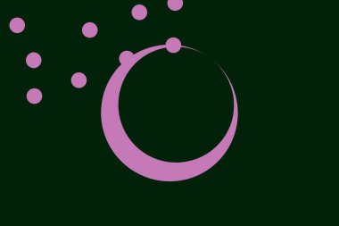 Renkli daire şekilleri. Sunum için kapak tasarımı şablonu, broşür, katalog, poster, kitap, dergiler.