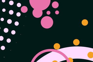 Renkli daire şekilleri. Sunum için kapak tasarımı şablonu, broşür, katalog, poster, kitap, dergiler.