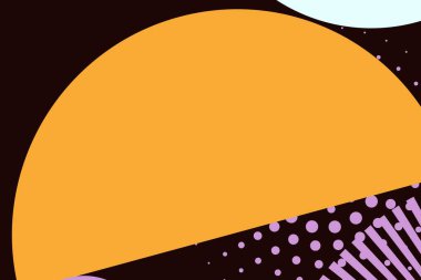 Renkli daire şekilleri. Sunum için kapak tasarımı şablonu, broşür, katalog, poster, kitap, dergiler.