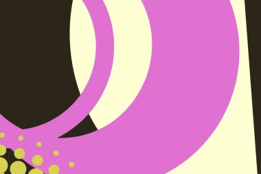 Renkli daire şekilleri. Sunum için kapak tasarımı şablonu, broşür, katalog, poster, kitap, dergiler.