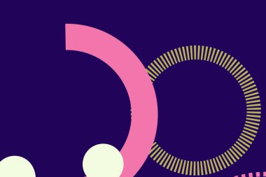 Renkli daire şekilleri. Sunum için kapak tasarımı şablonu, broşür, katalog, poster, kitap, dergiler.