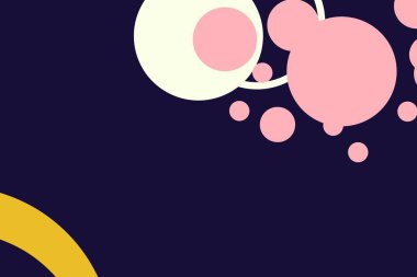 Renkli daire şekilleri. Sunum için kapak tasarımı şablonu, broşür, katalog, poster, kitap, dergiler.