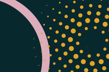 Renkli daire şekilleri. Sunum için kapak tasarımı şablonu, broşür, katalog, poster, kitap, dergiler.