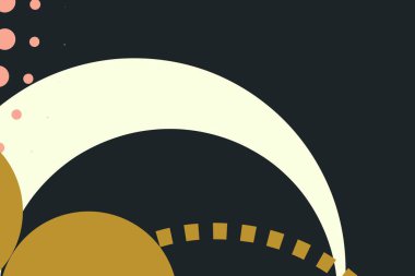 Renkli daire şekilleri. Sunum için kapak tasarımı şablonu, broşür, katalog, poster, kitap, dergiler.