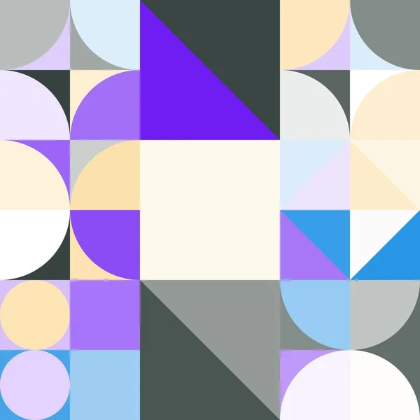 Geomeric Bauhaus Colorful Shapes Modern Business Abstract Cover Design — Fotografia de Stock