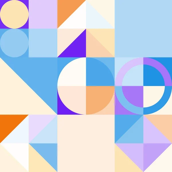 Geomeric Bauhaus Colorful Shapes Modern Business Abstract Cover Design — Φωτογραφία Αρχείου