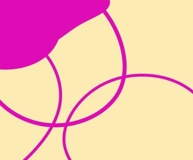 Geomerik organik renkli şekiller. Modern iş soyut kapak tasarımı