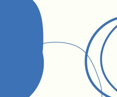 Geomerik organik renkli şekiller. Modern iş soyut kapak tasarımı