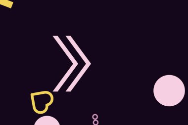 Geomerik renkli şekiller. Modern iş soyut kapak tasarımı