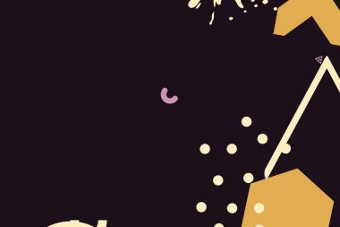 Geomerik renkli şekiller. Modern iş soyut kapak tasarımı