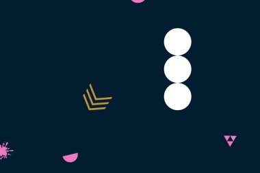 Geomerik renkli şekiller. Modern iş soyut kapak tasarımı