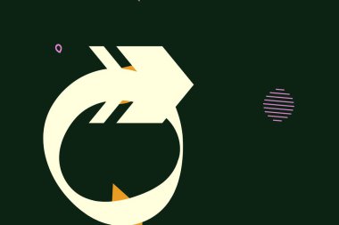 Geomerik renkli şekiller. Modern iş soyut kapak tasarımı