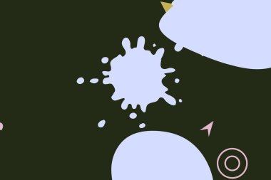 Geomerik renkli şekiller. Modern iş soyut kapak tasarımı