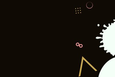 Geomerik renkli şekiller. Modern iş soyut kapak tasarımı