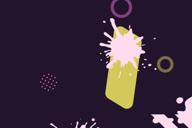 Geomerik renkli şekiller. Modern iş soyut kapak tasarımı