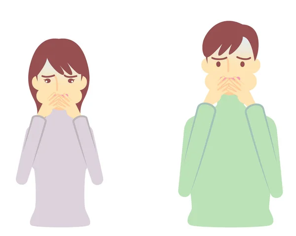 Hasta ya da bulantı hisseden biri.