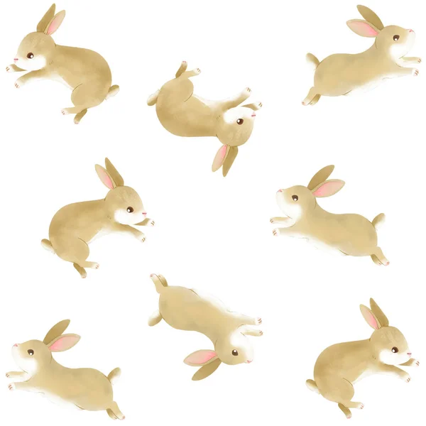 Материал Рисунка Кролика Вручную — стоковое фото