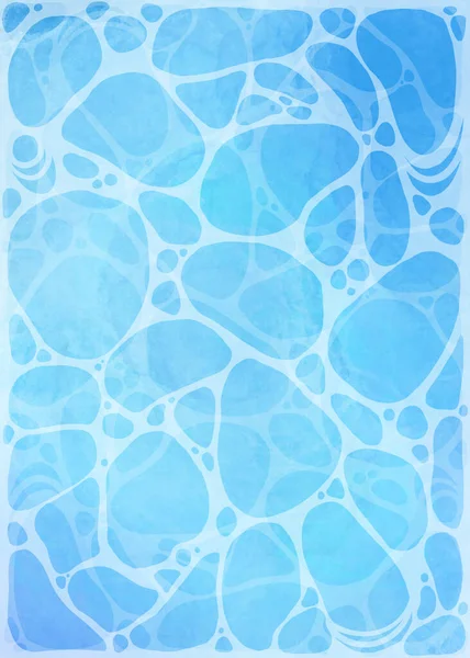 Su arması motifli suluboya arkaplan malzemesi