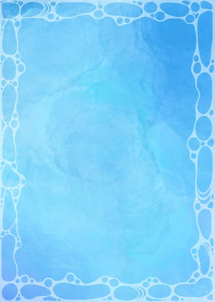 Material Fundo Aquarela Com Motivo Crista Água — Fotografia de Stock