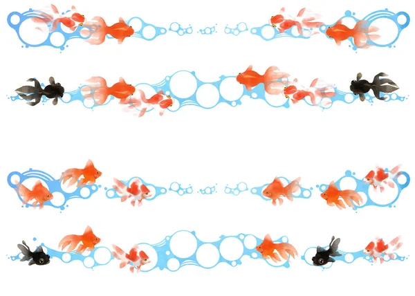 Süs balığı motifli dekoratif malzeme.