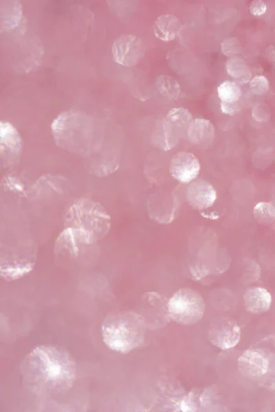 Rosa abstrakt glitter bakgrund med glänsande bokeh — Stockfoto